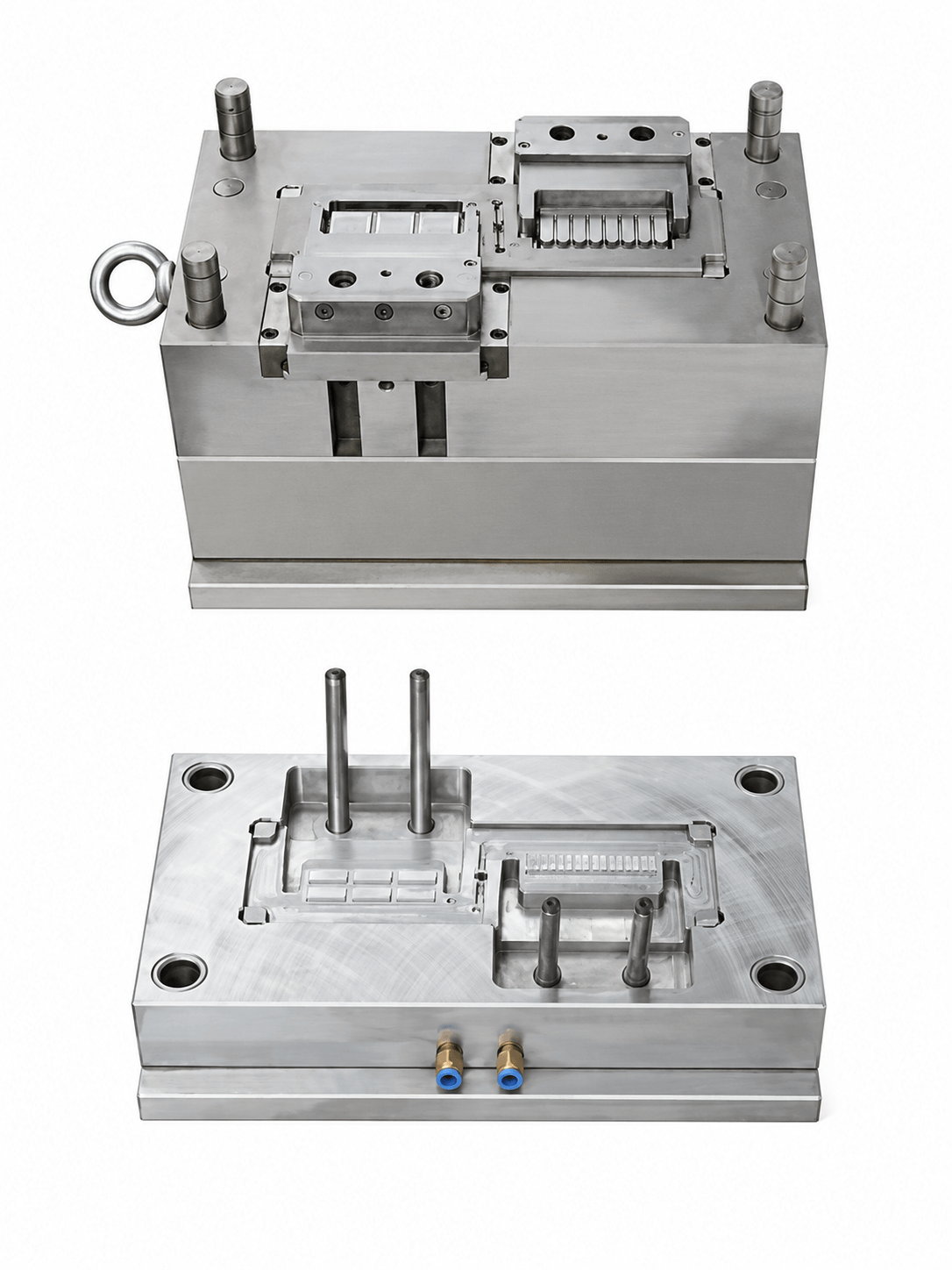 Injection mold for optical fiber casing
