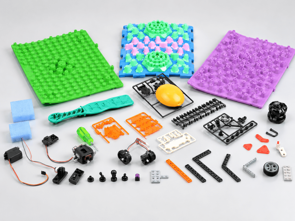 Plastic injection molded toy parts